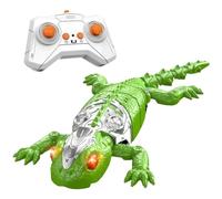 NASSMOSSE Gecko grimpeur télécommandé - Gecko électrique télécommandé grimpant aux Murs avec Yeux LED, Jouet Amusant et Original pour Enfants (Vert)