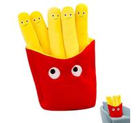 NASSMOSSE Jouet en Peluche Frites de 11, 8 Pouces, Doux et Amusant, Oreiller de Dessin animé, décor canapé