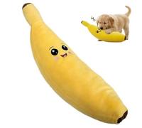 NASSMOSSE Jouet pour Chien Banane, Jouet interactif couineur pour Chien, de Dentition Amusant en Peluche Banane pour Chiots, pour occuper Les Chiens de Petite, Moyenne et Taille