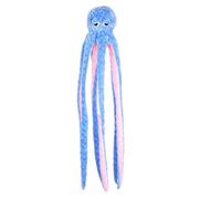 NASSMOSSE Jouet pour Chien Pieuvre, 40 Pouces, Jouets interactifs couinants pour mâcheurs agressifs, Pieuvre en Peluche Douce et respectueuse de la Peau pour soulager l'ennui, réduire l'anxiété, Bleu