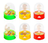 NASSMOSSE Match de tir du Basket-Ball, 6pcs Mini Match de Basket-Ball, Bureau Fidget pour Les Enfants, fête - à la Main Fave pour l'anniversaire