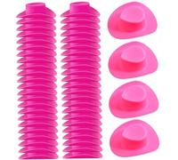 NASSMOSSE Mini chapeaux de cowboy, 50 mini chapeaux de cowboy en plastique, légers pour l'artisanat, cow-girl occidentale décorative, mignons pour les fournitures fête