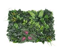 NASSMOSSE Panneaux muraux d'herbe 24x16 '' Simulation imperméable Mur de Verdure Plantes artificielles Interieur, Mur Vegetal Artificiel Interieur, pour Les hôtels, Les centres commerciaux