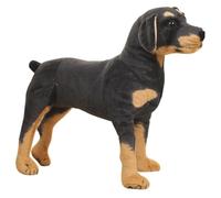 NASSMOSSE Peluche Chien réaliste Autonome de 20 Pouces - Animal en Peluche câlin avec Cadre intégré