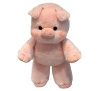 NASSMOSSE Peluche Cochon, Animal en Peluche Cochon Mignon en Cours d'exécution de 17, 7 Pouces, Oreiller en Doux et sûr, Jouets pour Enfants pour garçons et Filles