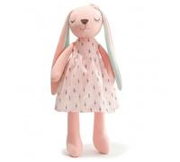 NASSMOSSE Peluche Lapin de 13.8 Pouces, Jouet en Peluche Doux avec de Longues Oreilles Souples, poupée Lapin pâques Mignonne pour Filles, décoration Chambre d'enfants