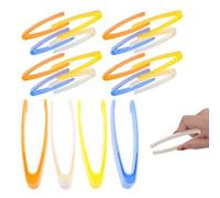 NASSMOSSE Pinces en Plastique pour Enfants, 20 Pinces à motricité Fine en Plastique, Petites de Couleurs Vives pour projets créatifs