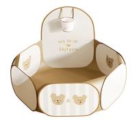 NASSMOSSE Piscine à balles Pliable, Robuste et résistante aux déchirures, avec Cerceau de Basket-Ball pour Enfants, Tout-Petits, balles de Maison Jeu pour bébés Non incluses