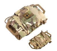 NASSMOSSE Pochette de Premiers Secours, kit de Premiers Secours en Deux pièces, Sac Vide, Pochette Ceinture Multi-Poches, Petit Sac médical en Tissu Oxford imperméable pour Le Camping, la randonnée