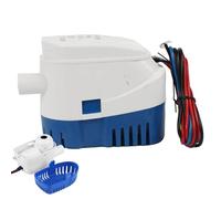 NASSMOSSE Pompe à cale Automatique 12V 1100gph Pompe électrique à Eau Submersible avec Interrupteur Flotteur pour Bateau, étangs, piscines