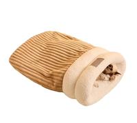 NASSMOSSE Sac de Couchage Doux et Confortable pour Chat, enveloppe à 360 °, lit Grotte Auto-Chauffant pour Chaton et Chiot de Moins 3 kg, Hiver