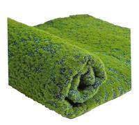 NASSMOSSE Tapis de mousse artificielle, 99,1 x 99,1 cm, fausse mousse douce à découper, couverture antidérapante pour décoration