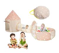 NASSMOSSE Tentes et Tunnels de Jeu pour Enfants, Tente de Jeu Pliable avec Fosse à balles, Tunnel Rampant pour Tout-Petits, garçons, Filles, intérieur et extérieur