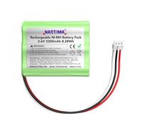 NASTIMA 3,6V 2300mAh NIMH Batterie Compatible avec TonieBox 50AA5S, TonieBox Musicbox, TonieBox Speakers, TonieBox Speaker