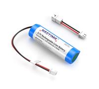 NASTIMA XH2.54/2P Plug 3,7V 2600mAh 9,36Wh Batterie Li-ION Rechargeable pour l'Électronique de Bricolage, Les Amplificateurs de Voix, Les Jouets RC, l'Éclairage, avec câble de Conversion de Polarité