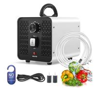 Nastopee 2 In 1 Générateur D'Ozone Domestique 60000Mg / H,400㎡,mode air et eau,120 Min Timer,Générateur D'Ozone Purificateur Pour Maison,Voiture, Appartement,Hôtels,Cuisine