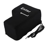 Nastopee Enter Key Pillow USB Big Enter Key Coussin, Coussin Confortable pour Bureau, Coussin de Sieste pour Le Bureau ou la Maison