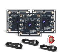 Nastopee OV9732 Kit de module de caméra USB, grand angle 100°, 1280 x 720 30 FPS HD, compatible avec système de caméra Autodarts, câble de 2 m, capteur d'image clair pour un suivi précis du jeu