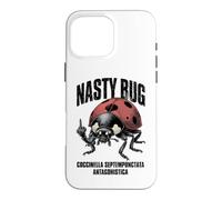 Nasty Bug Entomologie grossière Doigt d'honneur Coccinelle Coque pour iPhone 16 Pro Max
