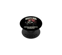 Nasty Bug Entomologie grossière Doigt d'honneur Coccinelle PopSockets PopGrip Adhésif