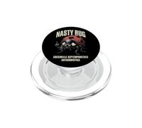 Nasty Bug Entomologie grossière Doigt d'honneur Coccinelle PopSockets PopGrip pour MagSafe