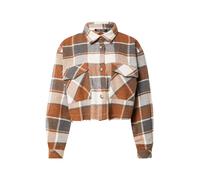 Nasty Gal Chemisier beige / marron / gris, Taille XL