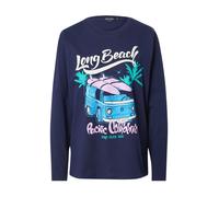 Nasty Gal T-shirt bleu marine / bleu ciel / jaune clair / rose clair, Taille L