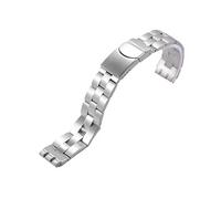 NASUNJIA Accessoires de surveillance compatibles avec Swatch Ycs yas ygs ironie Bracelet en acier inoxydable en acier inoxydable Strap Solde Boucle de bracelet en métal for hommes / femmes(22mm--19.5m