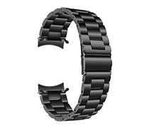 NASUNJIA Aucun gap d'espace de conception S3 Bande Frontier Compatible avec Samsung Galaxy Regarder 46mm Strap SolidAlS Steel Business Business Gear S3 Classic Bracelet(Black,Gear S3 Frontier)