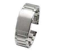 NASUNJIA Bracelet De Montre En Acier Inoxydable Compatible Avec Diesel DZ4316 DZ7395 7305 4209 4215 Bracelet De Montre En Métal Solide For Hommes 24 Mm 26 Mm 28 Mm 30 Mm(A Silver,24mm)