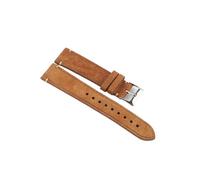 NASUNJIA Bracelet De Montre Vintage En Cuir De Vache Véritable, 18mm 19mm 20mm 22mm, Fait À La Main, Marron, Ceintures De Remplacement For Accessoires De Montre(Brown,21mm)