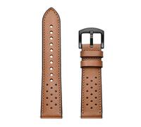 NASUNJIA Bracelet de poignet en cuir compatible avec Huawei Watch GT 3 46mm 42mm SmartWatch Watchband Compatible avec Huawei Regarder gt Bracelet en Correa en cuir de coureur(Brown,22MM)