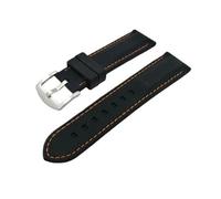 NASUNJIA Bracelet en caoutchouc 18 mm, 20 mm, 22 mm, 24 mm, 26 mm Bracelet en silicone étanche Bracelet de montre de sport Ceinture de rechange universelle, 24mm