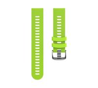 NASUNJIA Bracelet en silicone de sport de style officiel à dégagement rapide de 20 mm compatible avec le bracelet de montre Garmin Forerunner 55 158 245 245M 645(Green,For Forerunner 55)