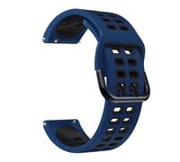 NASUNJIA Bracelet en silicone sport à dégagement rapide de 20 mm compatible avec Garmin Forerunner 55 245 645 Music/Vivoactive 3/Venu Bracelet de montre(Midnight blue Black)