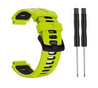 NASUNJIA Bracelet extérieur de remplacement en acier avec boucle en silicone Compatible avec Garmin- Forerunner 735xt/220/230/235/620/630 for montre intelligente(9)