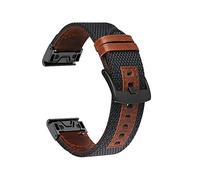 NASUNJIA Cuir 22 2 6mm APPROCHE COMPATIBLE SMART WATCH BAND SUPPORT S60 S62 Sangles compatibles avec Garmin Fenix 6x 6 Pro 5x 5 Plus 3h Poignet(8,22mm Fenix 6 6Pro)