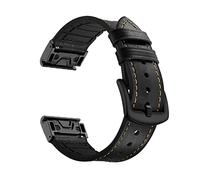 NASUNJIA Cuir 22 2 6mm APPROCHE COMPATIBLE SMART WATCH BAND SUPPORT S60 S62 Sangles compatibles avec Garmin Fenix 6x 6 Pro 5x 5 Plus 3h Poignet(3,22mm Fenix 6 6Pro)