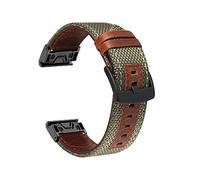 NASUNJIA Cuir 22 2 6mm APPROCHE COMPATIBLE SMART WATCH BAND SUPPORT S60 S62 Sangles compatibles avec Garmin Fenix 6x 6 Pro 5x 5 Plus 3h Poignet(7,26mm width)