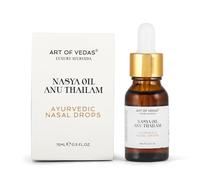 Nasya Oil 15ML - Gouttes Nasales Ayurvédiques Anu Thailam - Huile Nasale Naturelle pour Bien-être Respiratoire et Équilibre - Soins Ayurvédiques Traditionnels - Art of Vedas