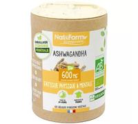 Nat & Form Ashwagandha Bio 60 Gélules Végétales