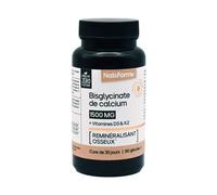 Nat&Form Bisglycinate de Calcium 1500mg 90 Gélules