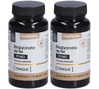 Nat&Form Bisglycinate de fer en gélules Capsule(S) 2x30 pc(s)