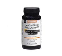 Nat&Form Bisglycinate De Magnésium 1500mg Complément Alimentaire Fonction Musculaire 90 Gélules