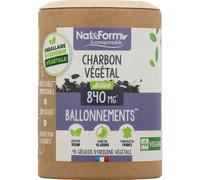 Nat&Form Charbon Végétal Écoresponsable 45 Gélules