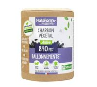 Nat&Form Charbon Végétal Activé 840mg 120 Gélules