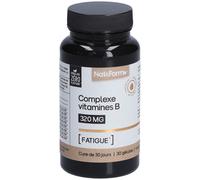 Nat&Form Complexe Vitamine B 320mg Complément Alimentaire Fatigue 30 Gélules