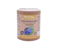 Nat&Form Huile De Bourrache Antioxydant Bio 120 Gélules