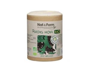 Nat&Form Eco Radis Noir Bio 200 Gélules