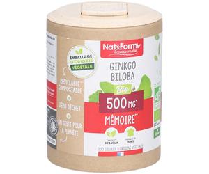 Nat & Form Ecocert® Ginkgo biloba Bio Capsule(S) 200 pc(s)